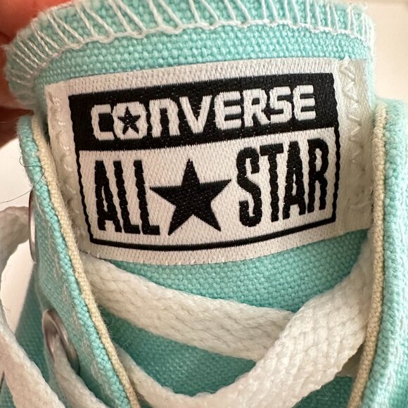 Converse Chuck Taylor All Star Low Top Sneakers Mint Green Womens Size 7 Mens 8 - Picture 9 of 11
